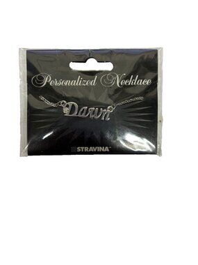 DAWN Silvertone Rhinestone Accent 14.5" w 4.5" Multi Ring Ext Necklace